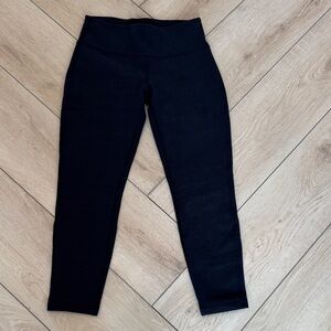 Lululemon Black Fleece-lined Leggings